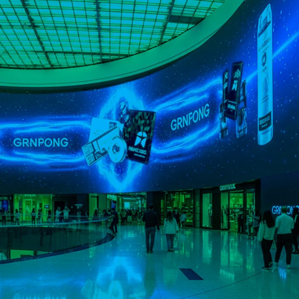 MUR LeD CENTRE COMMERCIAL