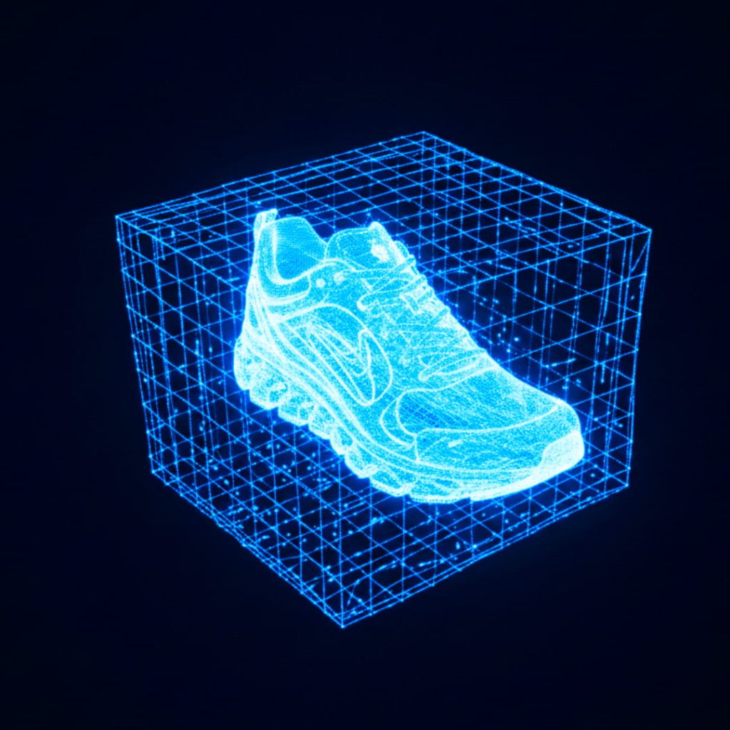 EVENEMENTIEL HOLOGRAMME 3D CHAUSSURE