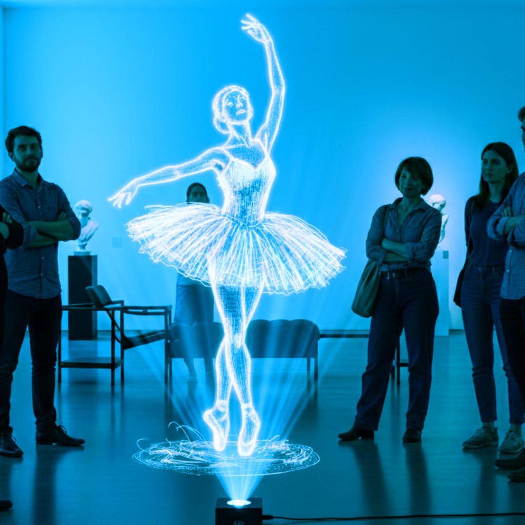 GALERIE ART HOLOGRAMME 3D DANSEUSE DEGAS