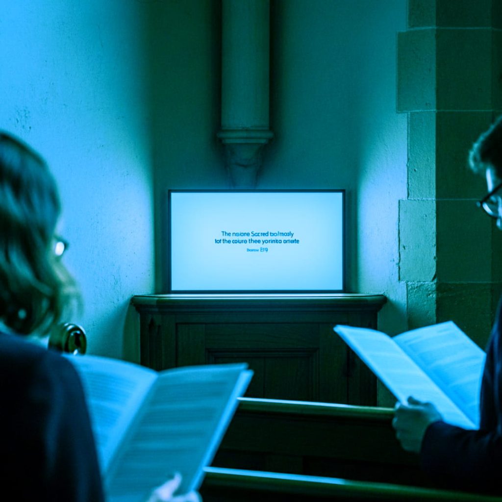 LIEU DE CULTE ECRAN LECTURE CONFESSIONAL