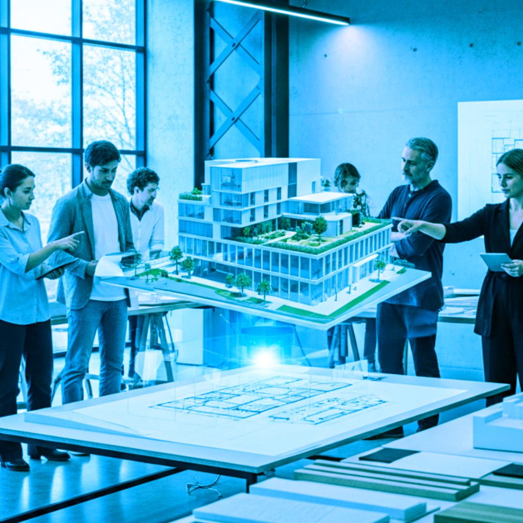 STUDIO ARCHITECTURE HOLOGRAMME 3D